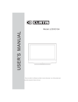Curtis LCDVD194 User manual