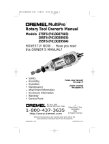 Dremel MultiPro 275T6 Owner's manual