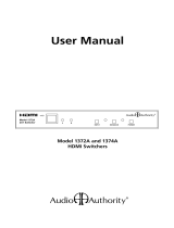 Audio Authority 1372 User manual