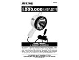 Vector SPORTSPOT 1,000,000 CANDLE POWER SPOTLIGHT Owner's manual