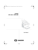 Sagem MF 3450 LAN User manual