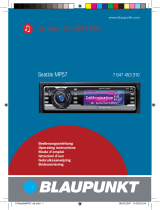 Blaupunkt SEATTLE MP57 7 647 453 310 User manual