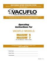 Vacuflo MAXUM 5 User manual
