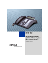 Siemens optiPoint 410 economy plus Owner's manual