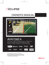 Eclipse AVN726EA Owner's manual