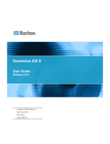 Raritan Dominion KX II User manual