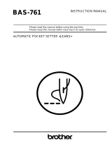 Brother BAS-761 User manual