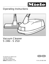 Miele S246 User manual