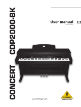 Behringer CDP2000-BK User manual