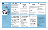Motorola S805 - DJ Headphone - Headset Quick start guide