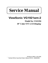 ViewSonic VG1921WM-2 User manual