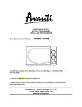 Avanti MO758MW User manual