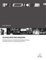 Behringer ULTRA-CURVEPRO DEQ2496 User manual