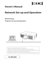 Eiki LC-WXL200 Owner's manual