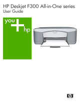 HP Deskjet F300 All-in-One Printer series User manual
