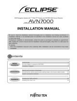 Eclipse AVN7000 User manual