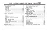 Cadillac 2009 Escalade EXT User manual