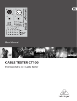 Behringer CT100 User manual