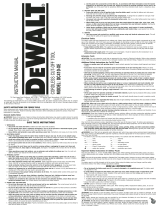DeWalt DC410 User manual
