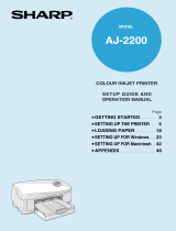 Sharp AJ-2200 User manual