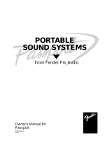 Fender Passport® P250 User manual