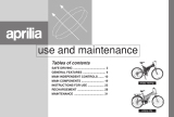 APRILIA Enjoy Racing User manual
