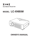 Eiki LC-XNB5M User manual