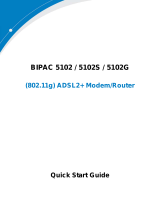 Billion Electric Company BIPAC 5102 Series User manual