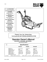 Billy Goat BC2402HE User manual