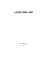 Christie LX380 103-009100-01 User manual