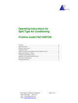 Firstline FAC12407CH Owner's manual