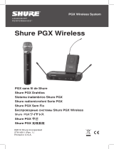 Shure PGX WIRELESS Owner's manual