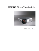 Barco MGP 15 Dicom Theater User manual