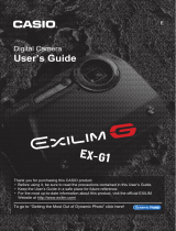 Casio EX-G1 User manual