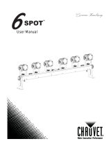 Chauvet 6 spot User manual
