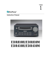 EverFocus EDR810H User manual