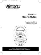 Memorex MKS5627 - All-in-one Karaoke Home Entertainment System User manual
