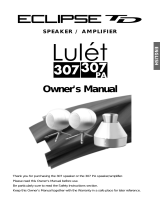 Eclipse 307 Owner's manual