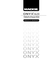 Mackie 1620 User manual