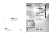 Sharp LC 37HV6U User manual