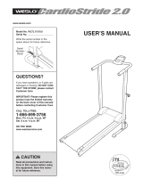 Weslo CARDIO STRIDE 2.0 User manual