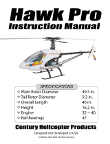 Century Helicopter Products Hawk Pro User manual