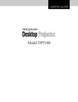 Proxima Desktop Projector DP5100 User manual