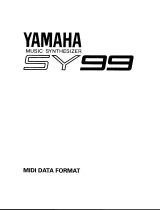 Yamaha SY99 Owner's manual