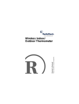Radio Shack Wireless Indoor/Outdoor Thermometer Owner's manual