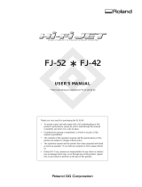 Roland FJ-52 User manual