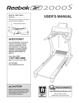 Reebok 200s Treadmill User manual