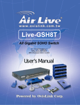 AirLive LIVE-GSH8T Owner's manual