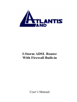 Atlantis I-Storm User manual