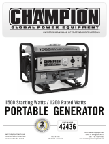 Champion Power Equipment 42436 User manual